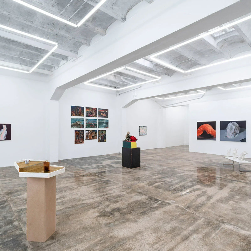 Sarah Baker & Andy Hsu fragrance art work at Galería Fermay